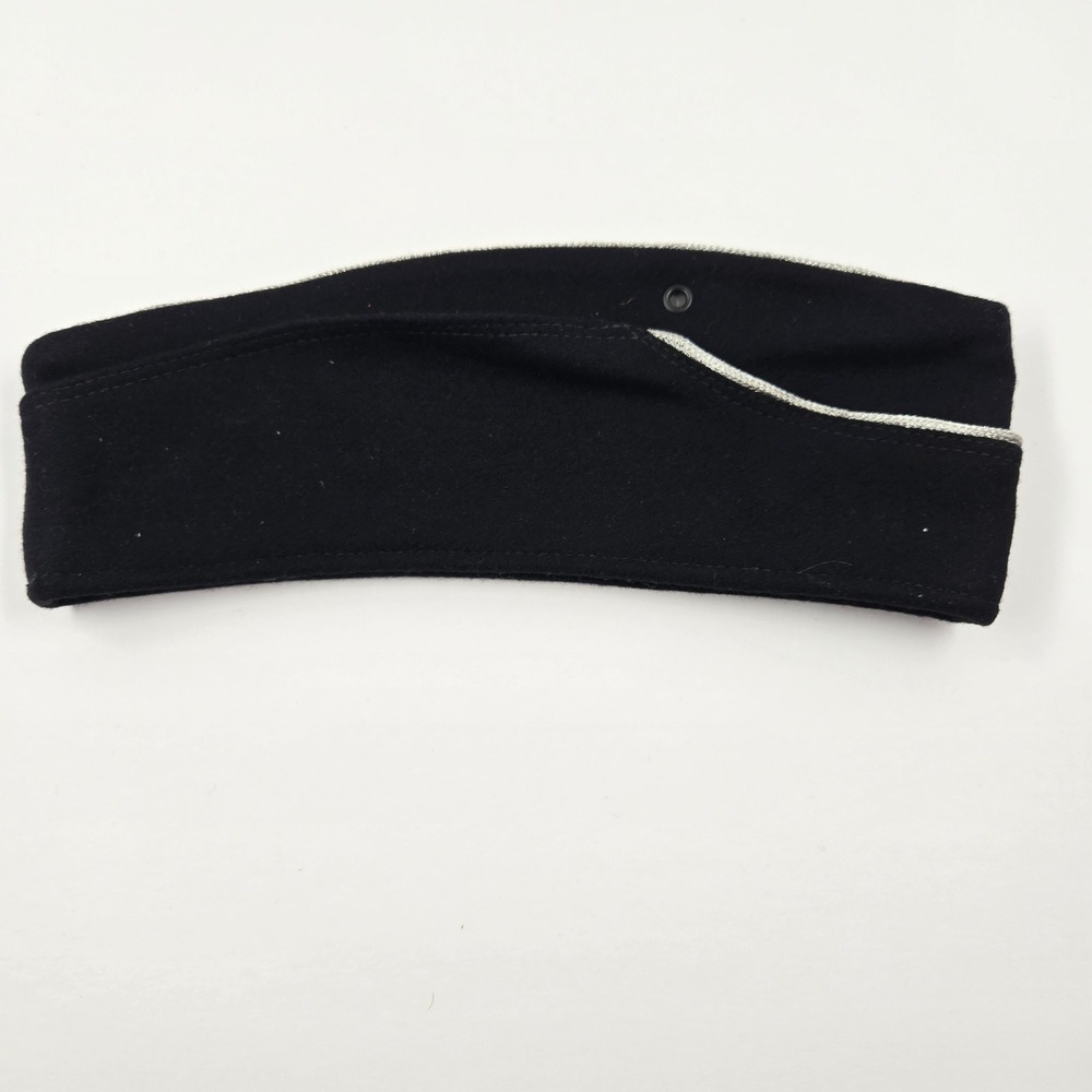 Vintage 1942 Robert Lubstein Berlin NO 55 Black Wool Side Cap Garrison Hat